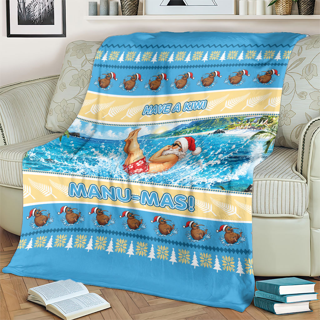 New Zealand Christmas Blanket Have A Kiwi Manu-Mas LT05 - Polynesian Pride
