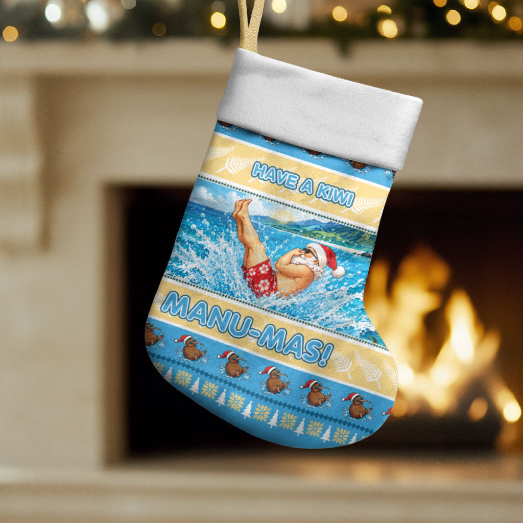 New Zealand Christmas Stocking Have A Kiwi Manu-Mas LT05 Set of 2 Blue - Polynesian Pride