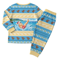 New Zealand Christmas Pajama Set Have A Kiwi Manu-Mas LT05 - Polynesian Pride