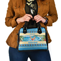 New Zealand Christmas Shoulder Handbag Have A Kiwi Manu-Mas LT05 - Polynesian Pride