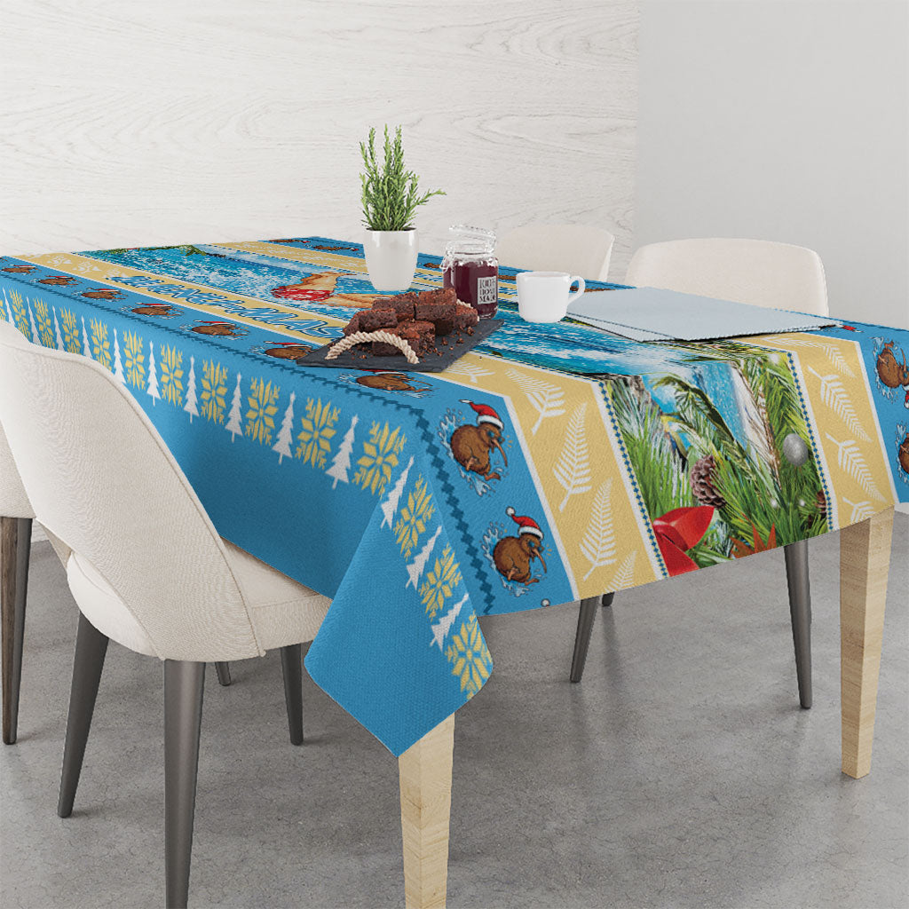 New Zealand Christmas Tablecloth Have A Kiwi Manu-Mas LT05 - Polynesian Pride