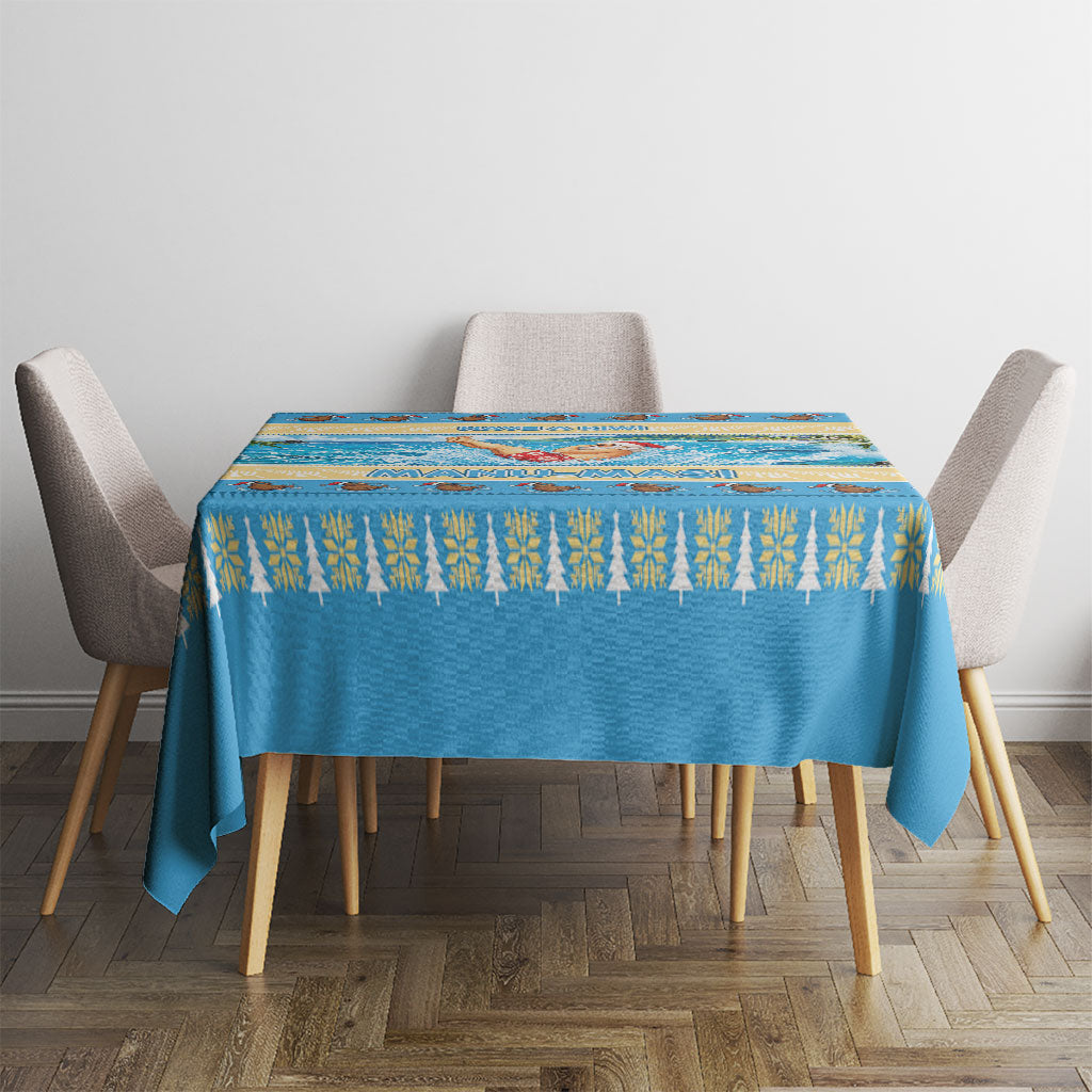 New Zealand Christmas Tablecloth Have A Kiwi Manu-Mas LT05 - Polynesian Pride