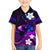 Personalised Hawaii Humuhumu Reef Triggerfish Hawaiian Shirt Violet With Plumeria LT05 - Polynesian Pride