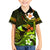 Personalised Hawaii Humuhumu Reef Triggerfish Family Matching Long Sleeve Bodycon Dress and Hawaiian Shirt Reggae With Plumeria LT05 Son's Shirt Reggae - Polynesian Pride