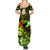 Personalised Hawaii Humuhumu Reef Triggerfish Summer Maxi Dress Reggae With Plumeria LT05 - Polynesian Pride