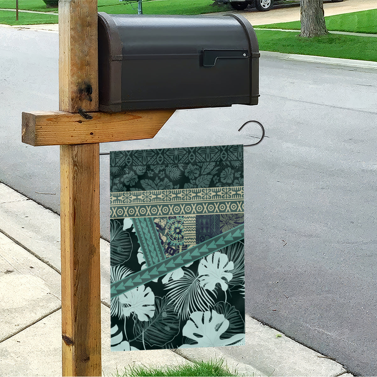 Hawaii Plant Kalo Garden Flag Hawaiian Tapa Pattern LT05 - Polynesian Pride