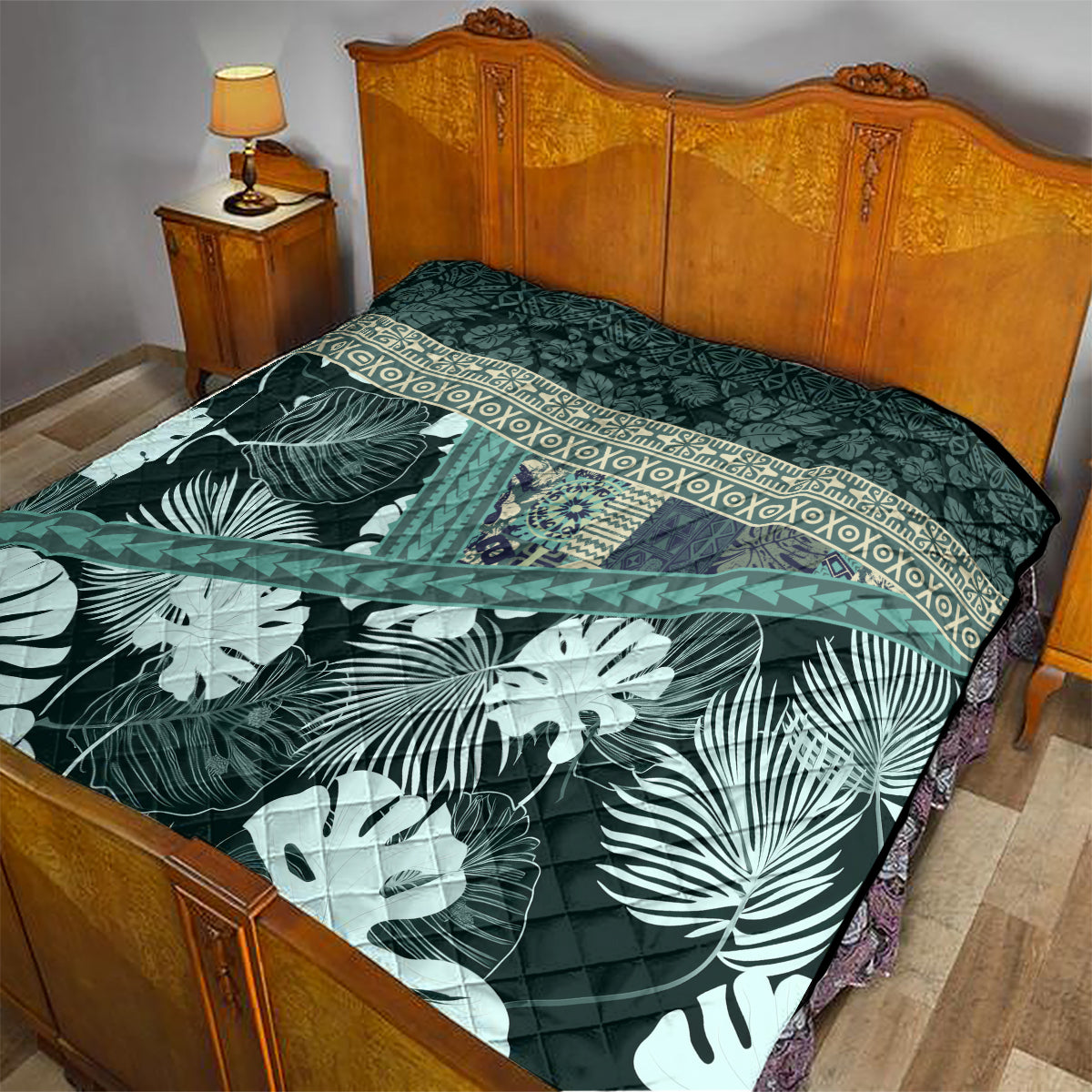Hawaii Plant Kalo Quilt Hawaiian Tapa Pattern LT05 - Polynesian Pride