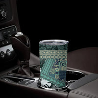 Hawaii Plant Kalo Tumbler Cup Hawaiian Tapa Pattern