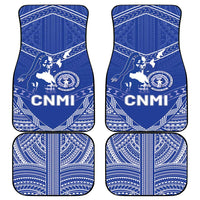 Northern Mariana Islands Car Mats Chamorro Warrior Tribal Pattern