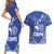 Northern Mariana Islands Couples Matching Short Sleeve Bodycon Dress and Hawaiian Shirt Chamorro Warrior Tribal Pattern