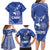 Northern Mariana Islands Family Matching Long Sleeve Bodycon Dress and Hawaiian Shirt Chamorro Warrior Tribal Pattern