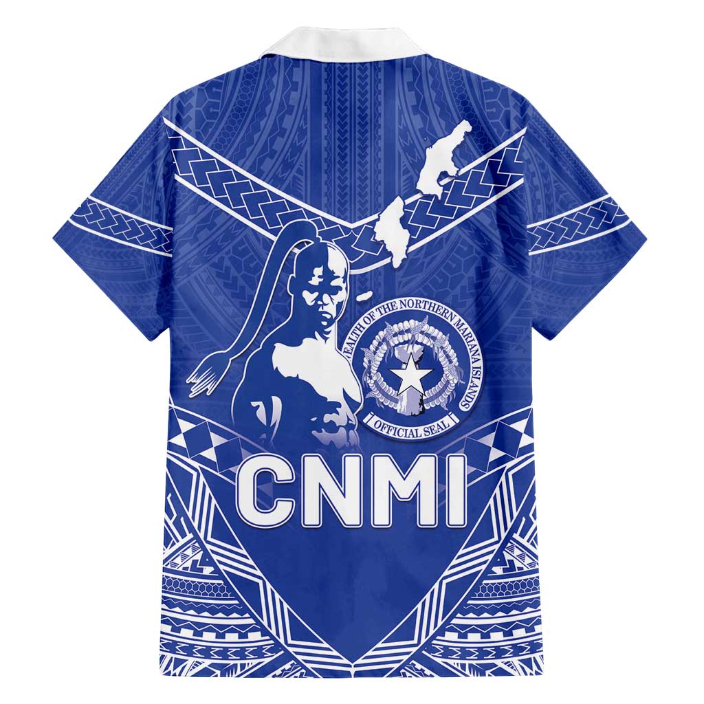 Northern Mariana Islands Family Matching Puletasi and Hawaiian Shirt Chamorro Warrior Tribal Pattern