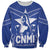 Northern Mariana Islands Sweatshirt Chamorro Warrior Tribal Pattern