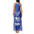 Northern Mariana Islands Tank Maxi Dress Chamorro Warrior Tribal Pattern