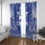 Northern Mariana Islands Window Curtain Chamorro Warrior Tribal Pattern