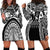 Polynesia Maui Tattoo Inspired Hoodie Dress Black Version