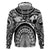 Polynesia Maui Tattoo Inspired Zip Hoodie Black Version