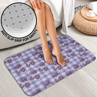 Purple Palaka Hawaii Bathroom Set Hawaiian Lehua Blossoms