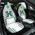 Custom Hawaii Football Car Seat Cover Rainbow Warriors Kakau Pattern LT05 One Size White - Polynesian Pride