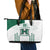 Custom Hawaii Football Leather Tote Bag Rainbow Warriors Kakau Pattern LT05 - Polynesian Pride