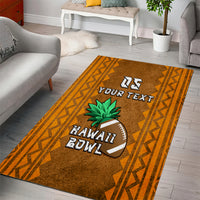 Custom Hawaii Honolulu Football Bowl Area Rug Simple Style LT05 - Polynesian Pride