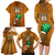 Custom Hawaii Honolulu Football Bowl Family Matching Long Sleeve Bodycon Dress and Hawaiian Shirt Simple Style LT05 - Polynesian Pride