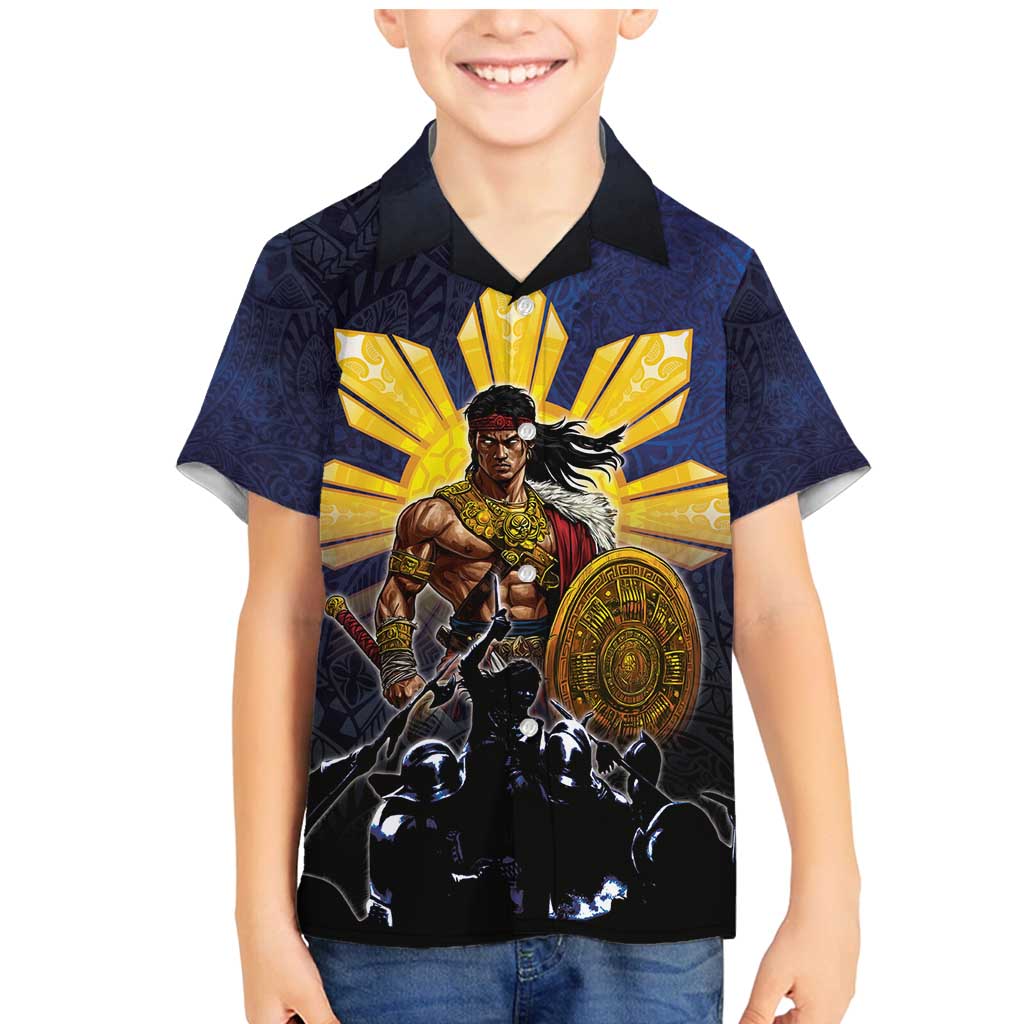 Philippines The First Hero Family Matching Mermaid Dress and Hawaiian Shirt Lapu Lapu Know Your Roots