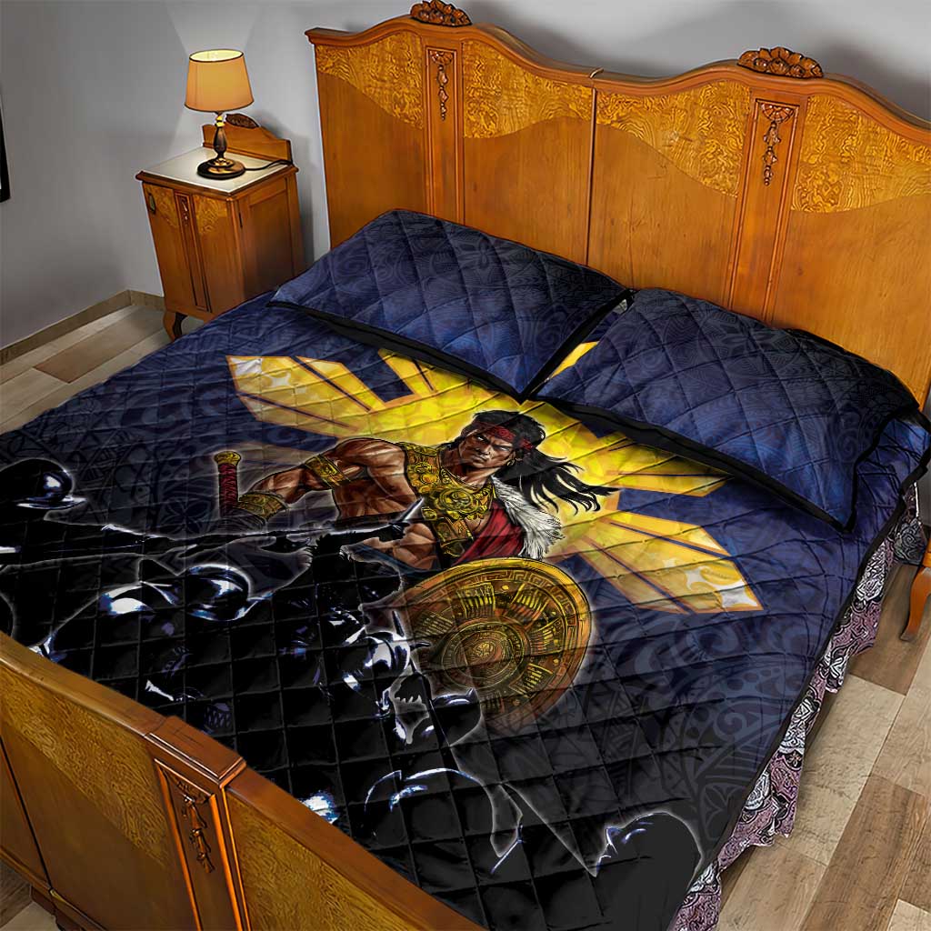 Philippines The First Hero Quilt Bed Set Lapu Lapu Know Your Roots