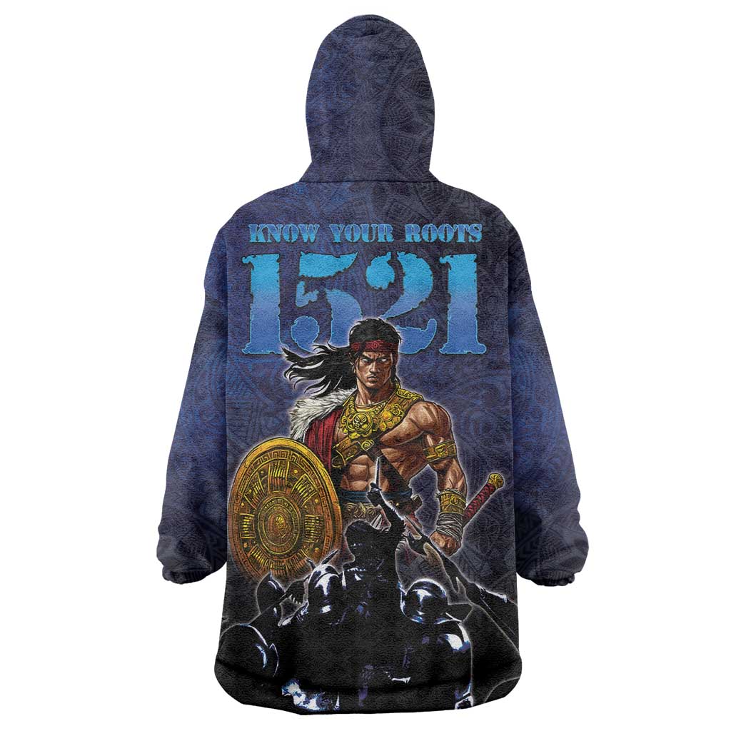 Philippines The First Hero Wearable Blanket Hoodie Lapu Lapu Know Your Roots