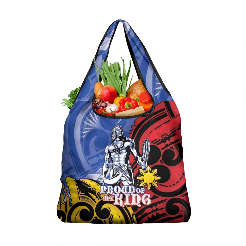 Philippines Lapu-Lapu Grocery Bag Proud Of My King