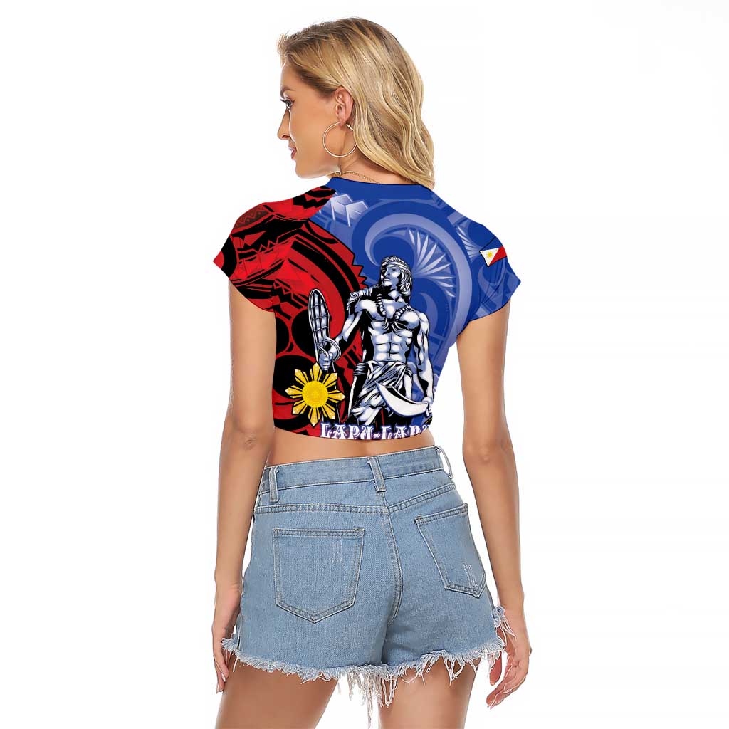 Philippines Lapu-Lapu Raglan Cropped T Shirt Proud Of My King