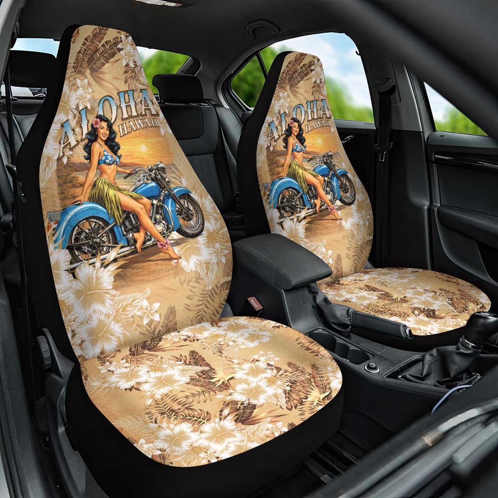 Aloha Hawaii Biker Car Seat Cover Ride To Paradise