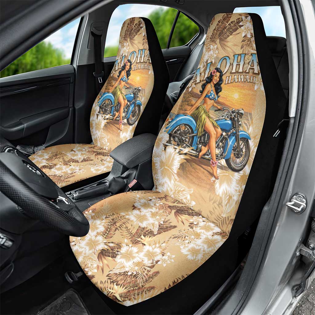 Aloha Hawaii Biker Car Seat Cover Ride To Paradise