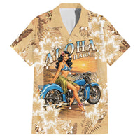 Aloha Hawaii Biker Family Matching Puletasi and Hawaiian Shirt Ride To Paradise