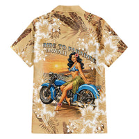 Aloha Hawaii Biker Family Matching Puletasi and Hawaiian Shirt Ride To Paradise