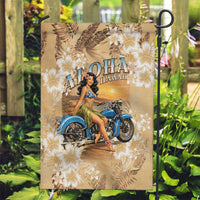 Aloha Hawaii Biker Garden Flag Ride To Paradise