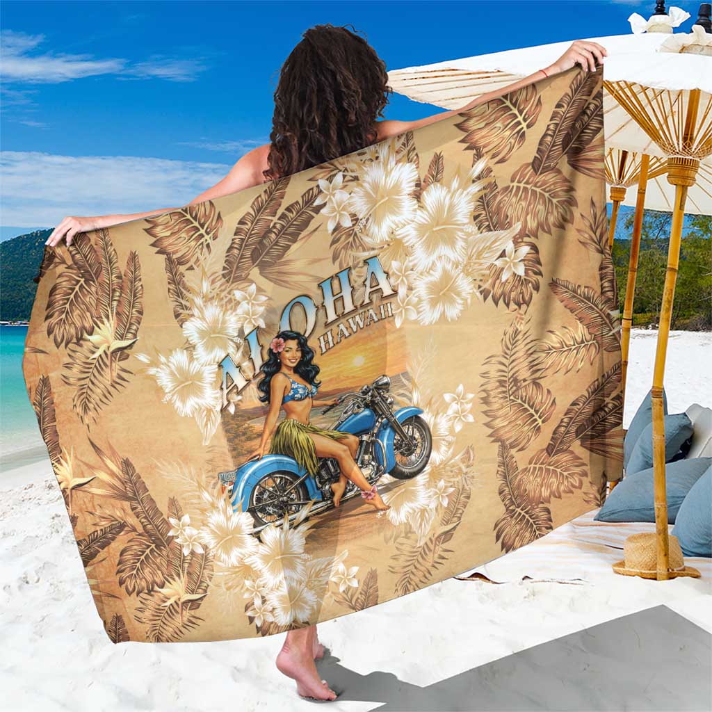 Aloha Hawaii Biker Sarong Ride To Paradise
