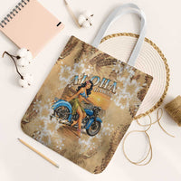 Aloha Hawaii Biker Tote Bag Ride To Paradise