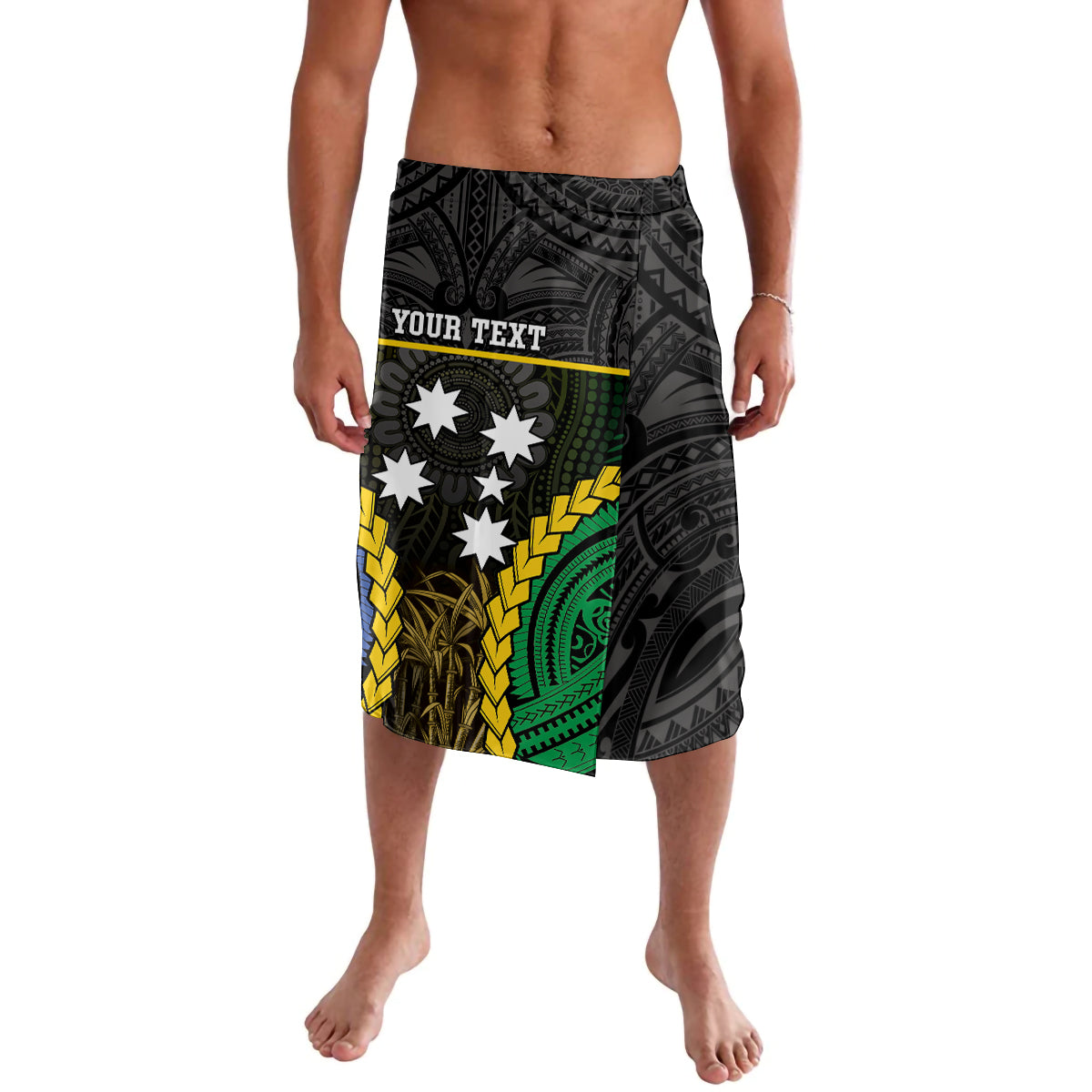 Personalised South Sea Islanders And Gilbert Islands Lavalava Kanakas Polynesian Pattern