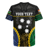 Personalised South Sea Islanders And Gilbert Islands Rugby Jersey Kanakas Polynesian Pattern