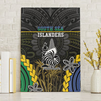 South Sea Islanders And New Caledonia Canvas Wall Art Kanakas Polynesian Pattern