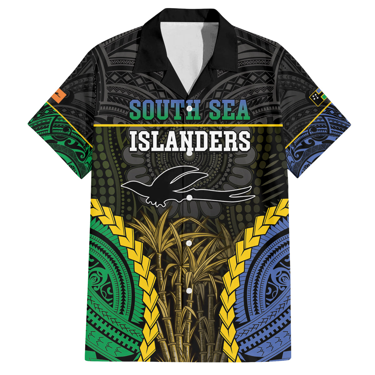 Personalised South Sea Islanders And New Ireland Family Matching Summer Maxi Dress and Hawaiian Shirt Kanakas Polynesian Pattern