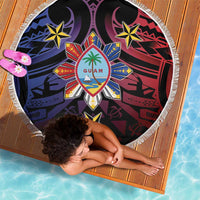 Philippines Guam Beach Blanket Filipino Sun With Guaman Seal