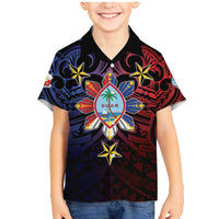 Philippines Guam Family Matching Mermaid Dress and Hawaiian Shirt Filipino Sun With Guaman Seal