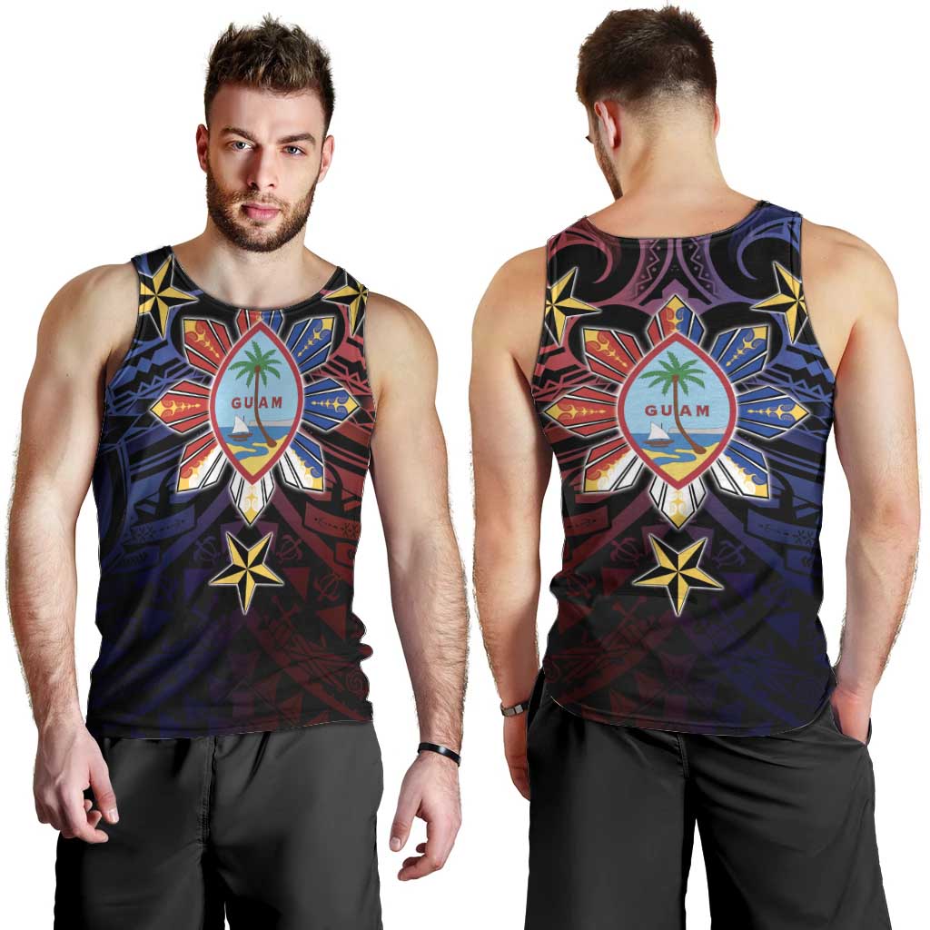 Philippines Guam Men Tank Top Filipino Sun With Guaman Seal