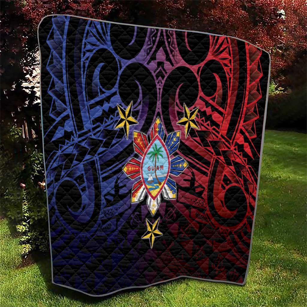 Philippines Guam Quilt Filipino Sun With Guaman Seal