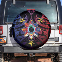 Philippines Guam Spare Tire Cover Filipino Sun With Guaman Seal