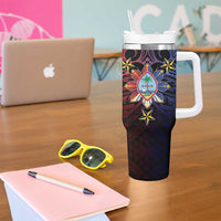 Philippines Guam Tumbler With Handle Filipino Sun With Guaman Seal