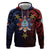 Philippines Guam Zip Hoodie Filipino Sun With Guaman Seal