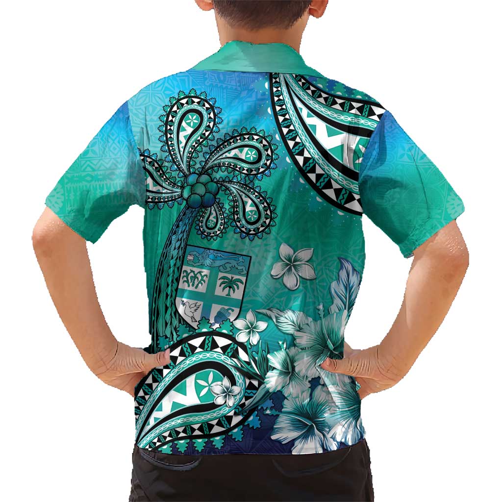 Fiji Born Indian Hawaiian Shirt Palm Paisley With Tapa Pattern